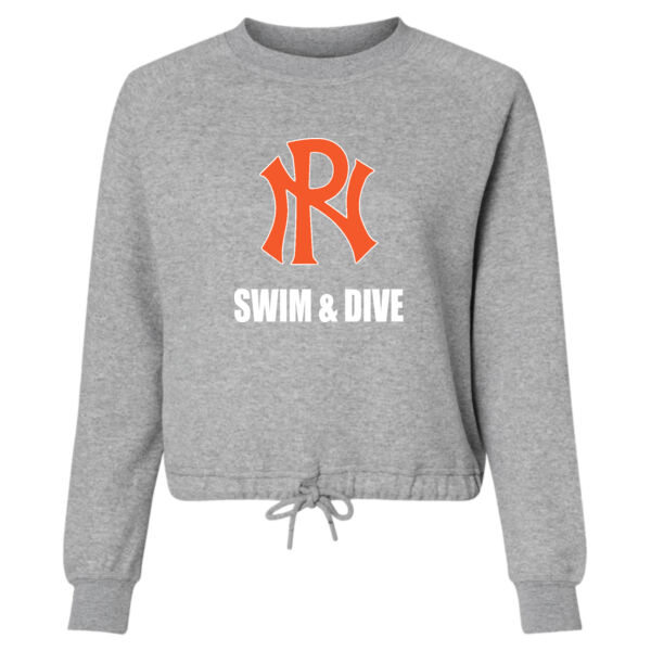 Women's Relaxed 3-End Boxy Fleece Crewneck Sweatshirt Thumbnail