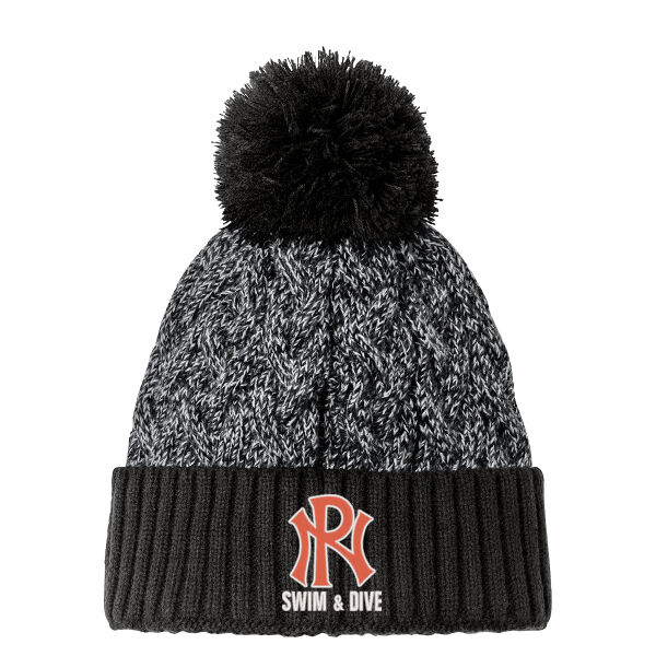 Marled Knit Pom Beanie Thumbnail