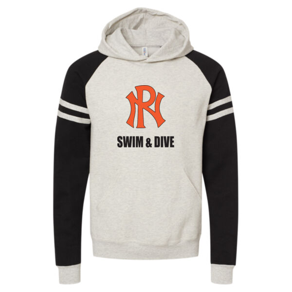  NuBlend® Varsity Colorblock Hooded Sweatshirt Thumbnail