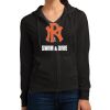 Women's Fitted Jersey Full Zip Hoodie Thumbnail